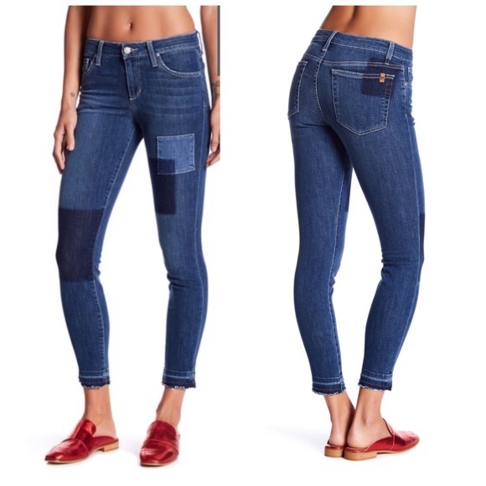 Joe’s Daisy Patchwork Skinny Jeans